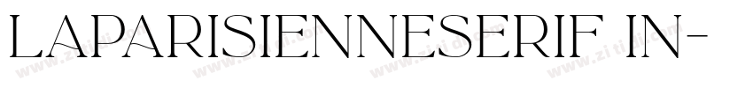 LaParisienneSerif In字体转换 LaParisienneSerif In字体转换